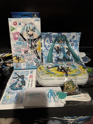 PSVITA Hatsune Miku Project Diva f Accessory full Kit