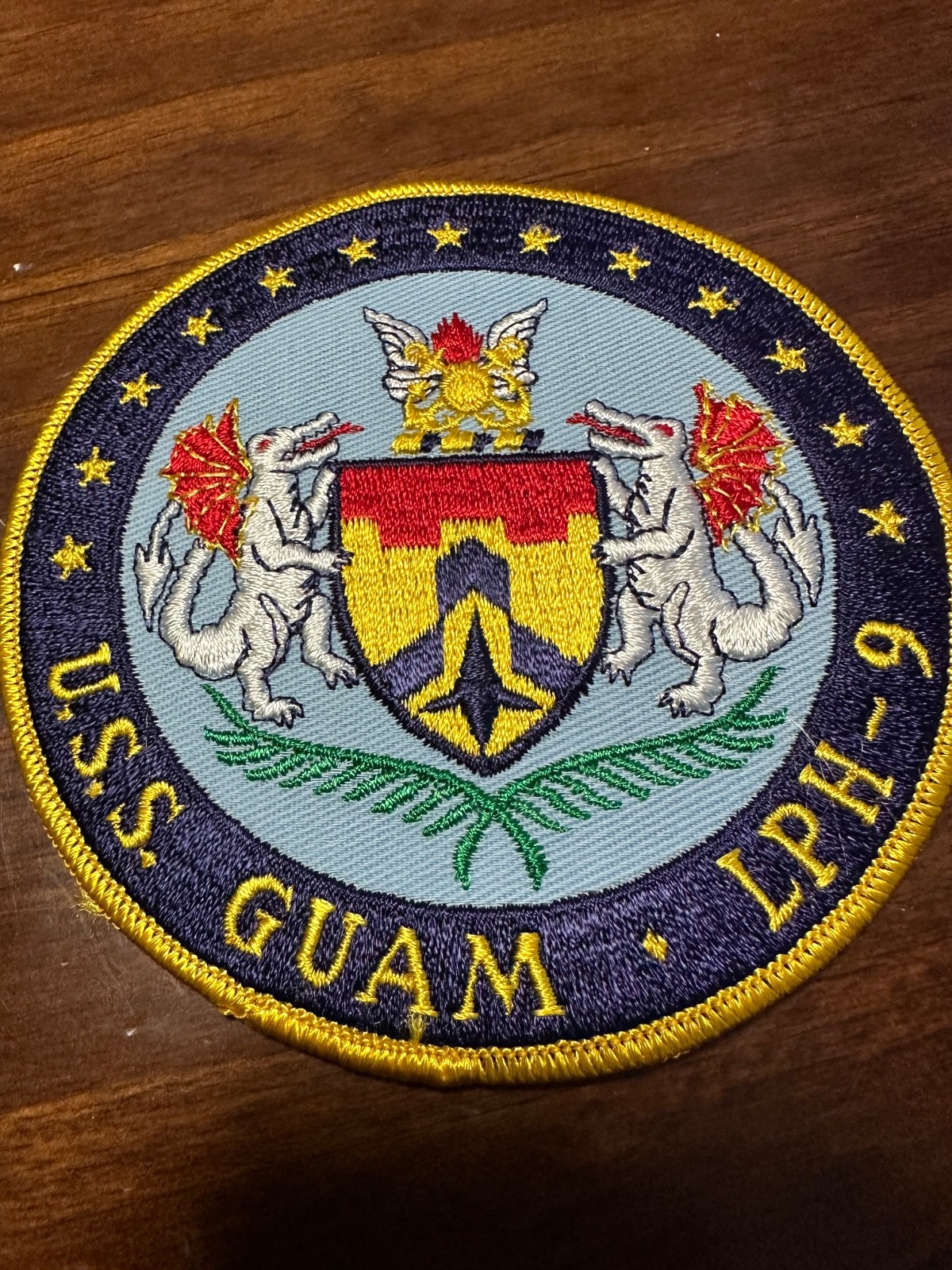 Vintage US Navy USS Guam LPH-9 Amphibious Assault Carrier Ship Patch