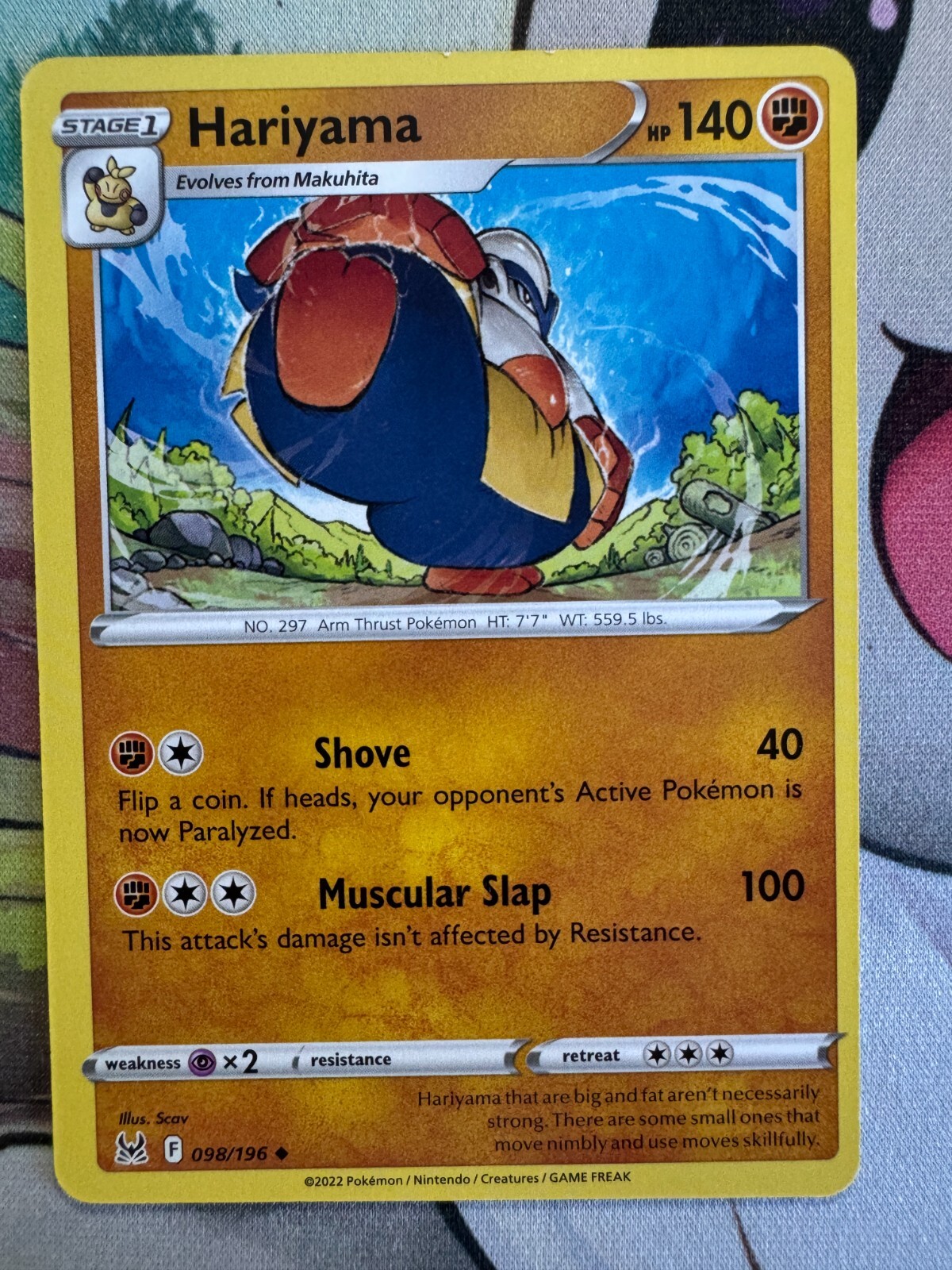 Hariyama Non Holo English Pokemon TCG BKAB284 | eBay