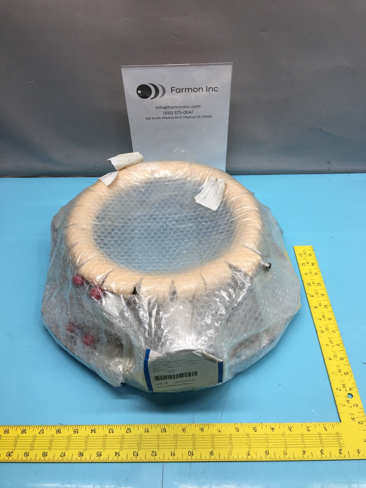 TOKYO ELECTRON TEL DS2185-027393-11 MANIFOLD UNIT ASSY, 147706