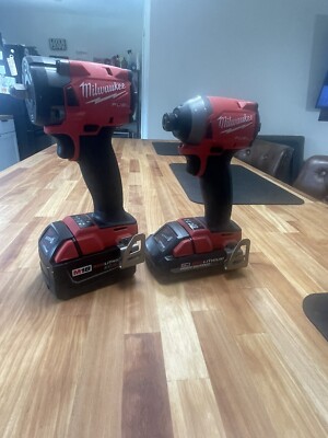 M18 Combo Kit 1/4 Hex Driver w/ H.O CP3.0 Battery & 3/8 Impact w/ XC 5.0 Battery