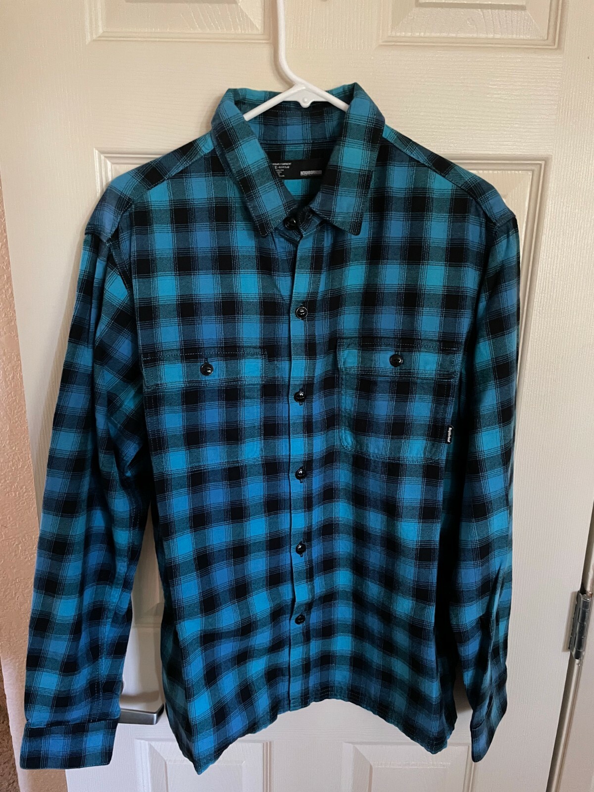 NEIGHBORHOOD Plaid Flannel Button Up Large VISVIM SUPREME BAPE