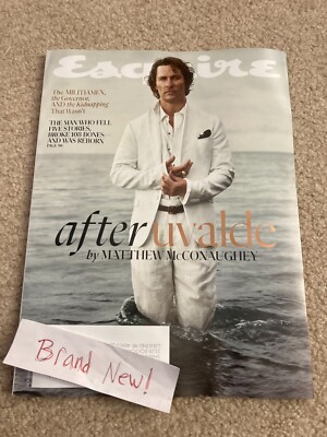 ESQUIRE MAGAZINE ~ October November 2022 ~ Matthew McConaughey COVER ~ BRAND NEW