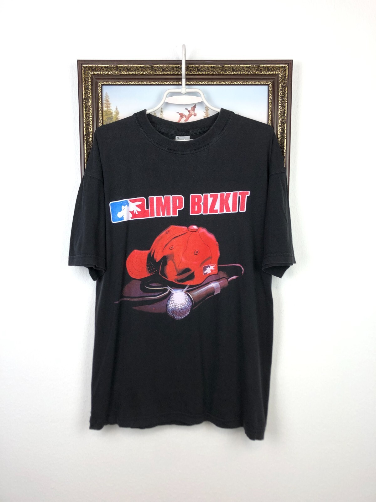 未着用  Limp Bizkit 00s ビンテージ バンド Tシャツ ラージ Vintage Limp Bizkit Shirt Rare Bunny Print Band T Large