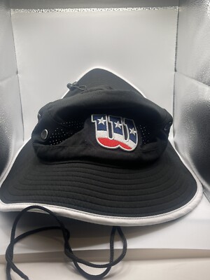Wilson Bucket Hat Sun Cap EvoShield Full Brim Panama Black Red White Blue NEW