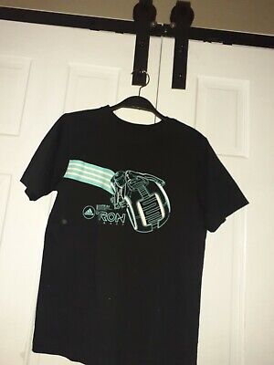 RARE Adidas Tron Legacy Cycle Glow In The Dark 3D T-Shirt Youth  M