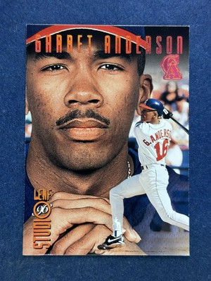 1996 Leaf Studio Bronze Proof #23 Garret Anderson Angels /2000