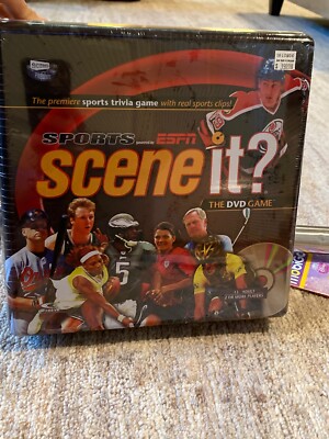 NIB Scene It Sports Powered By Espn The Premiere Sports Trivia Game Age 13-Adul