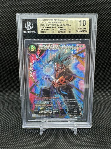 BGS 10 SSB Kaio-Ken Vegito, Blue Potara-Fusion Warrior BGS 10 SSB Kaio-Ken Vegito, Blue Potara-Fusion Warrior
