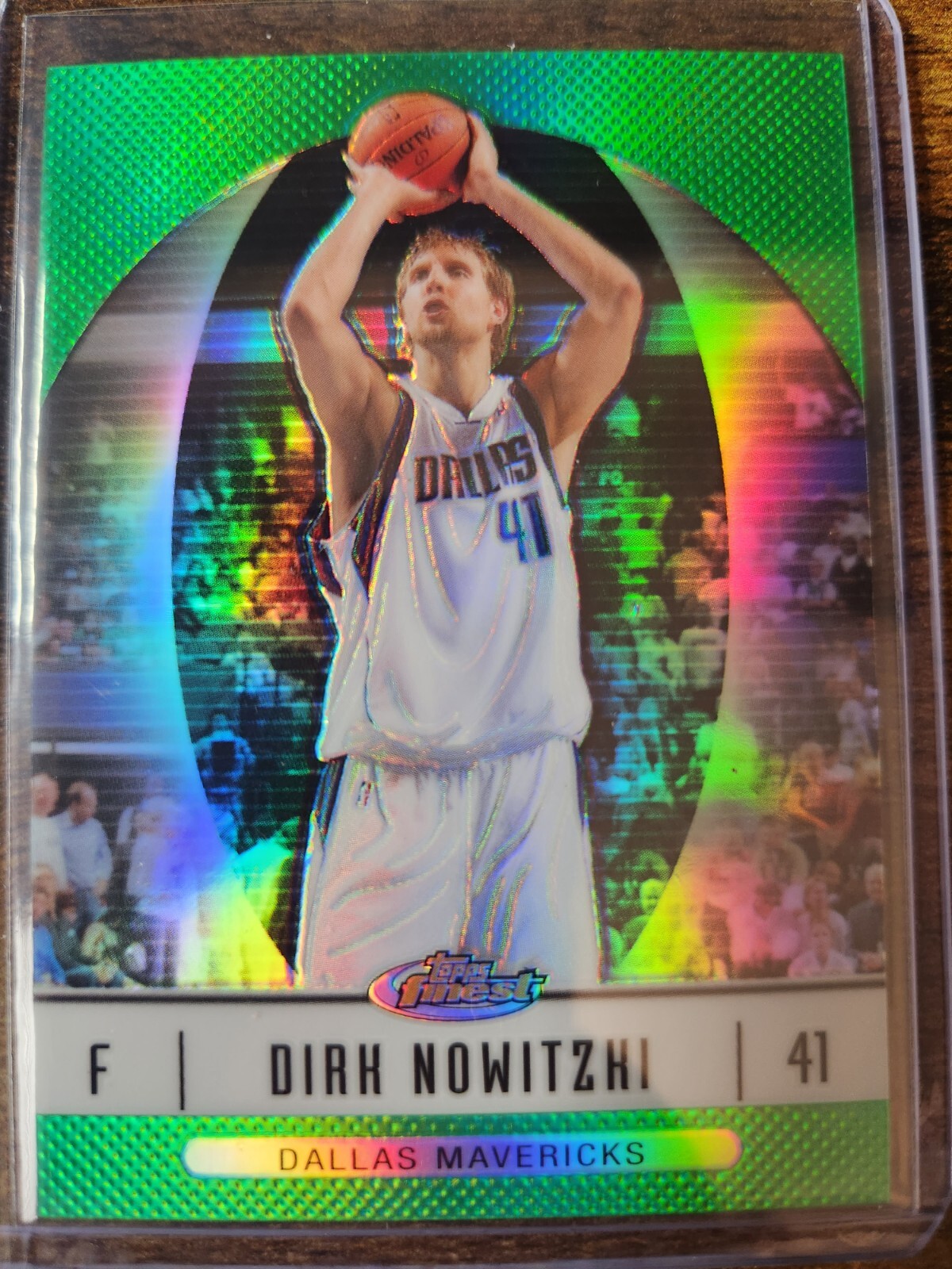 NBA Finest Refractor Dirk Nowitzki RC