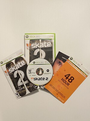 Skate 2 (Microsoft Xbox 360) **EXCELLENT COMPLETE in box CIB**