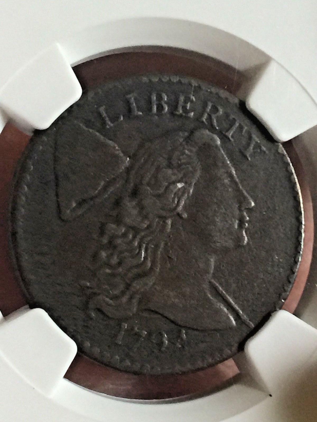 1794 Head of 94 S-55 NGC XF 45 Liberty Cap Large Cent Coin 1C