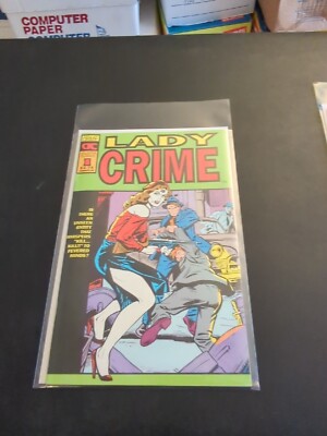 LADY CRIME #1-NM-AC Comics-all Bob Powell art-1992-noir Pre-Code comic reprints