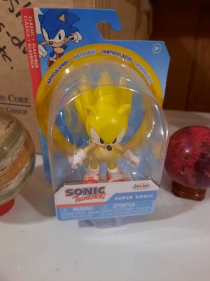 Jakks Sonic The Hedgehog Super Sonic 2.5'' Mini Action Figure