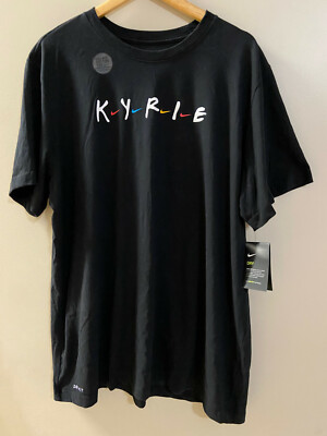 Nike Kyrie Irving x Friends Dri-Fit T-Shirt Black CD0939-010 Men's 2XL NEW