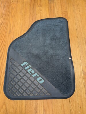 NOS Vintage Plasticolor Fiero Car Blue Front Rubber Floor Mats Very Rare HTF