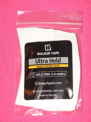 Walker Ultra Hold Tape "C" Contour 36 Pieces Tape ~ Hair Piece,Lace Wigs.  