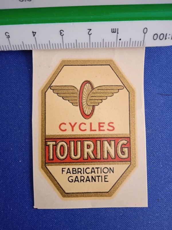 Chromo Transfert VÃ©Lo Cycles TouringÂ  AnnÃ©Es 60