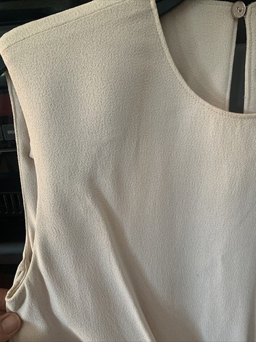 Vionnet Paris dress, Blush Beige Large  Made In Italy Knee Length Shift Dress View 6