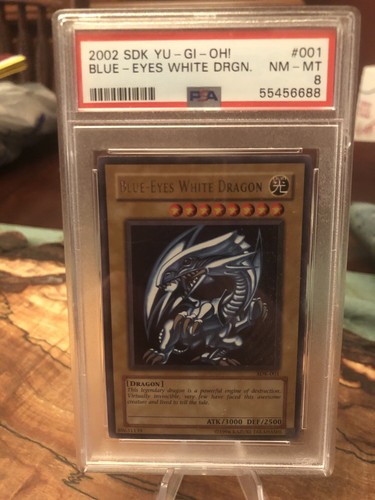 遊戯王　青眼の白龍　 1st Edition SDK-001 ARS8 Blue-Eyes White Dragon 2002 Starter Deck: Kaiba #SDK-001 1st