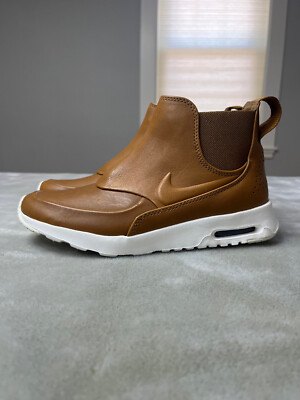 Size 6 - Women s Nike Air Max Thea Mid Ale Brown Leather Sneaker | 859550-200
