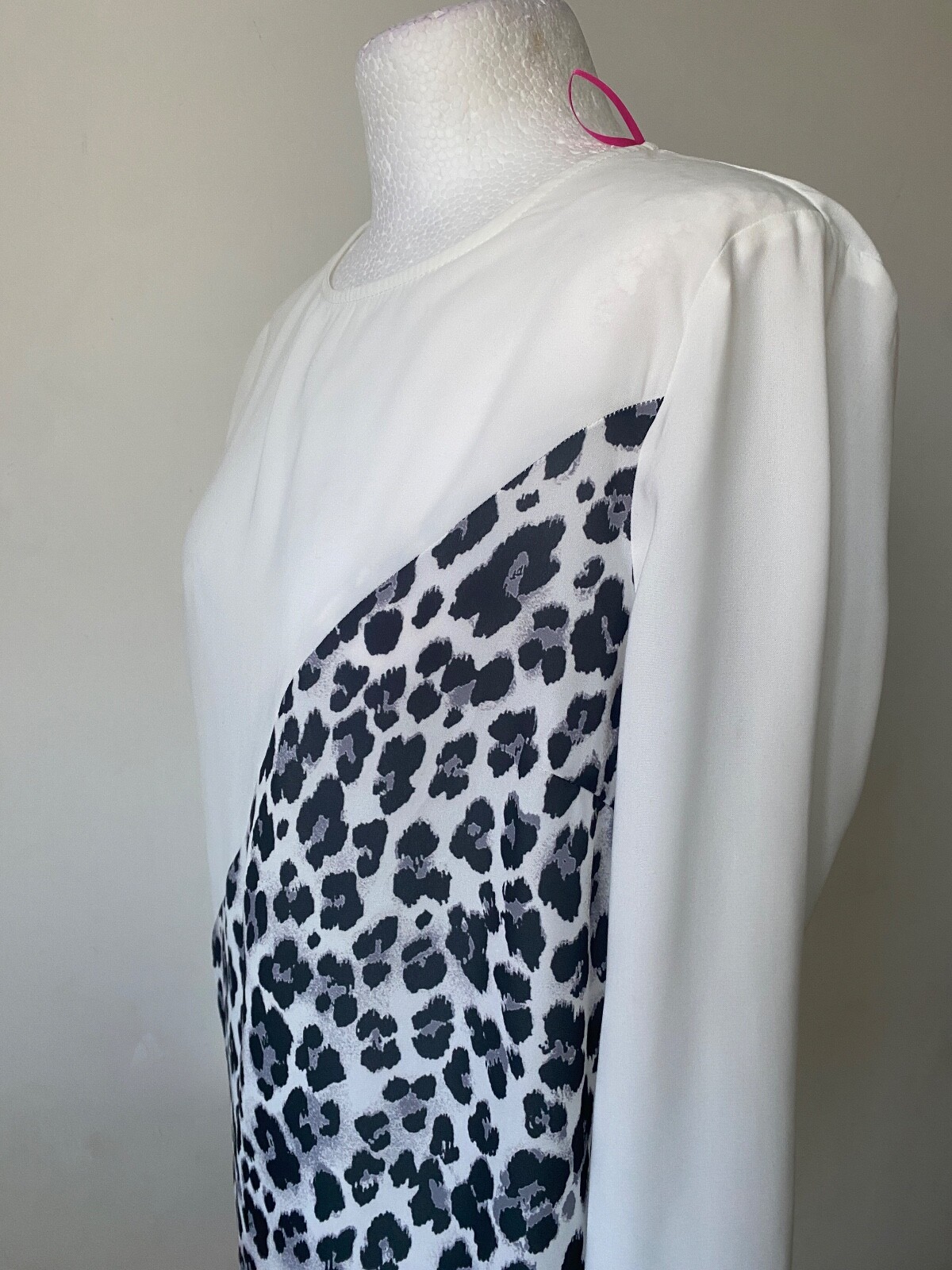 VERY Colour Block Printed Blouse Size 8, 12 - Picture 5 of 12