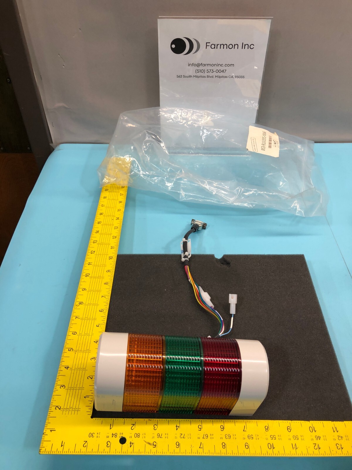 Patlite WME-_02AFB Assy Signal Tower 3 LED 2 Alarm RYG, 166276