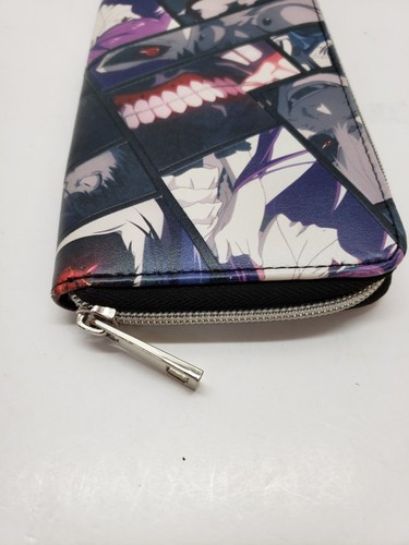 Fashion Anime Tokyo Ghoul Wallet PU Leather Zipper Long Purse Clutch Bag Cosplay