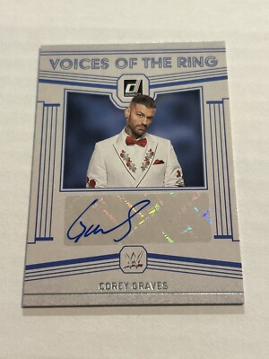 2023 CHRONICLES WWE COREY GRAVES DONRUSS VOICES OF THE RING AUTO SP￼