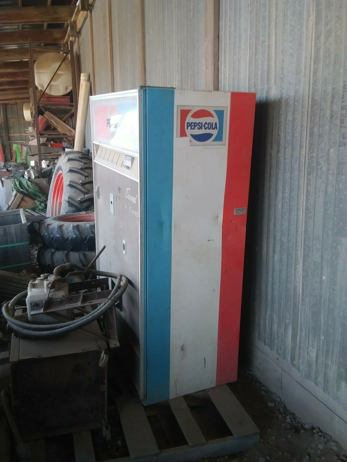 Pepsi Cola Vending Machine (Choice-Vend Brand) CVS-210 *Vintage