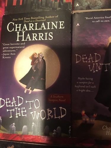 MIXED LOT 4 BOOKS-BY CHARLAINE HARRIS-TRUE BLOOD