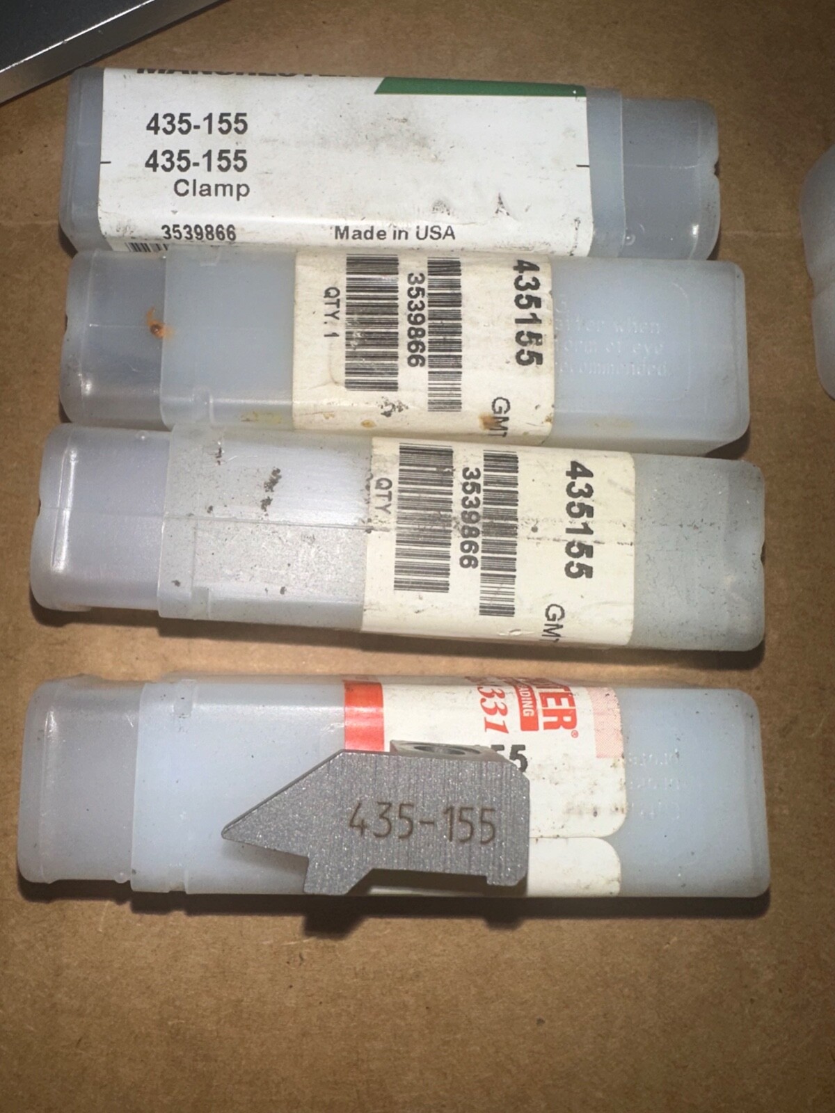WIDIA MANCHESTER INSERT CLAMPS 435-155 QTY 4