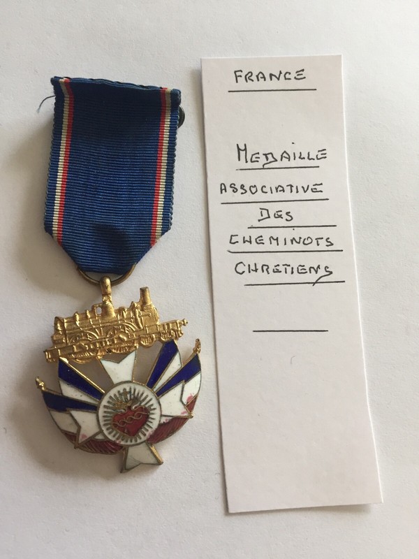 MÃ©Daille Asociation Des Cheminots ChrÃ©Tiens (70-48/61)