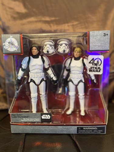 Star Wars Elite Series Han Solo  Luke Skywalker In Stormtrooper Disguise new