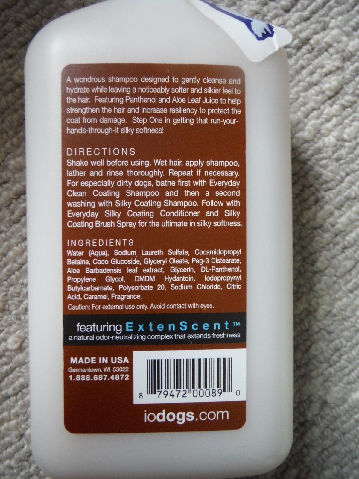 Isle of Dogs Everyday Jasmine & Vanilla Silky Coating Shampoo 16.9 oz. 500ml NEW