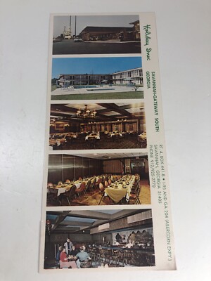Savannah, Georgia - Holiday Inn Hotel - Vintage Gateway South Photo Postcard 70s