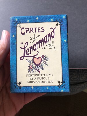 Cartes ''Lenormand'' Fortune Telling by Famous Parisian Diviner Reprint 2003