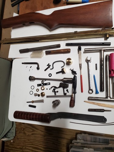 Benjamin/Sheridan rifle/pistol air chamber nut wrench.