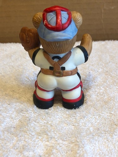 Home Interiors And Gifts Bear Baseball Catcher Figurine