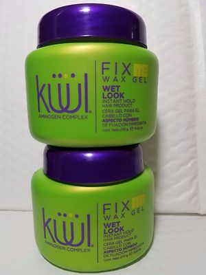 NEW 2 KUUL FIX ME WAX GEL WET LOOK INSTANT HOLD HAIR PRODUCT 9.52 OZ