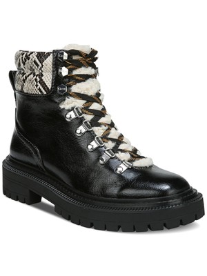 Женские черные ботильоны Flora с круглым носком и блочным каблуком CIRCUS By Sam Edelman 5