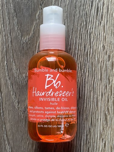 New Bumble and bumble Hairdresser's Invisible Oil HUILE 100ml / 3.4oz  Authentic