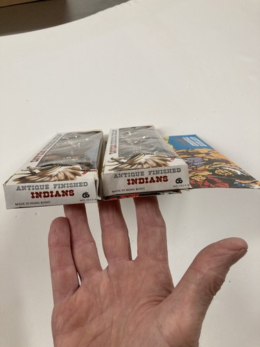 Vintage Antique  Indians PVC Figure from Frontier Town Hong Kong 70's