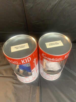 Vintage (1998) Horsman Campbells Kid Boy and Girl Doll Red Can Junior Series NEW