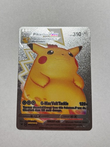 ポケモン - MAX Pikachu Vmax Gigantamax Silver Foil Display Card 044/185 M