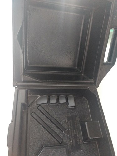 Vintage Sears Craftsman Router Case Black Hard Plastic Snap Close Part # 9-1458