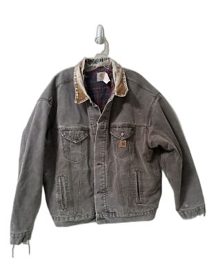 ジャケット・アウター 00s Carhartt Worn Faded Detroit Jacket 2000s Vintage Carhartt J22 Arctic Work Jacket - Faded