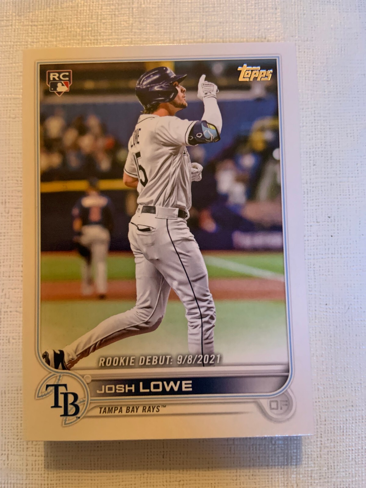 2022 Topps Update US287 Josh Lowe 10 Count Rookie Debut Card