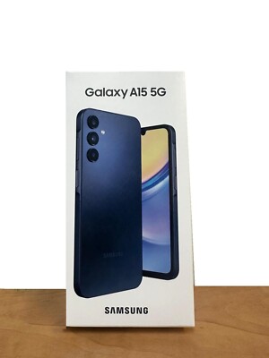 NEW SEALED Samsung Galaxy A15 5G 128GB Factory Unlocked 6.5'' - Blue Black