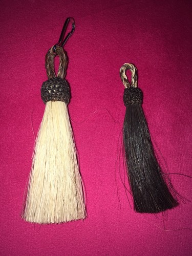 Horse Hair Tassels Set Of 2
